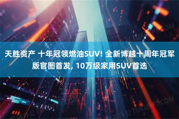 天胜资产 十年冠领燃油SUV! 全新博越十周年冠军版官图首发, 10万级家用SUV首选